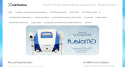 Desktop Screenshot of lasersolutions.com.br